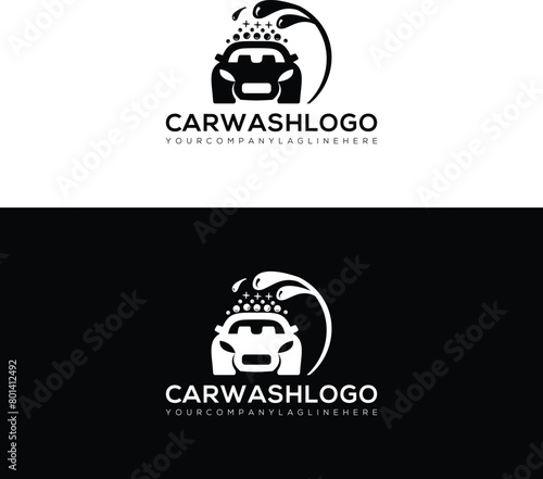 Car Wash Creative and modern logo design Template