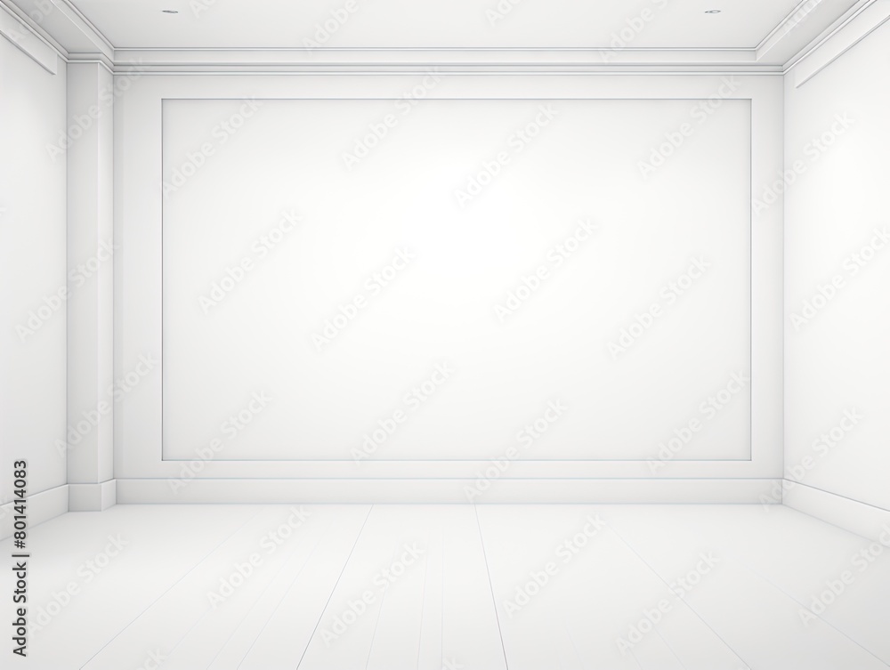 Minimalistic empty white interior, serene and spacious ambiance. Minimalistic empty white interior, serene and spacious ambiance.
