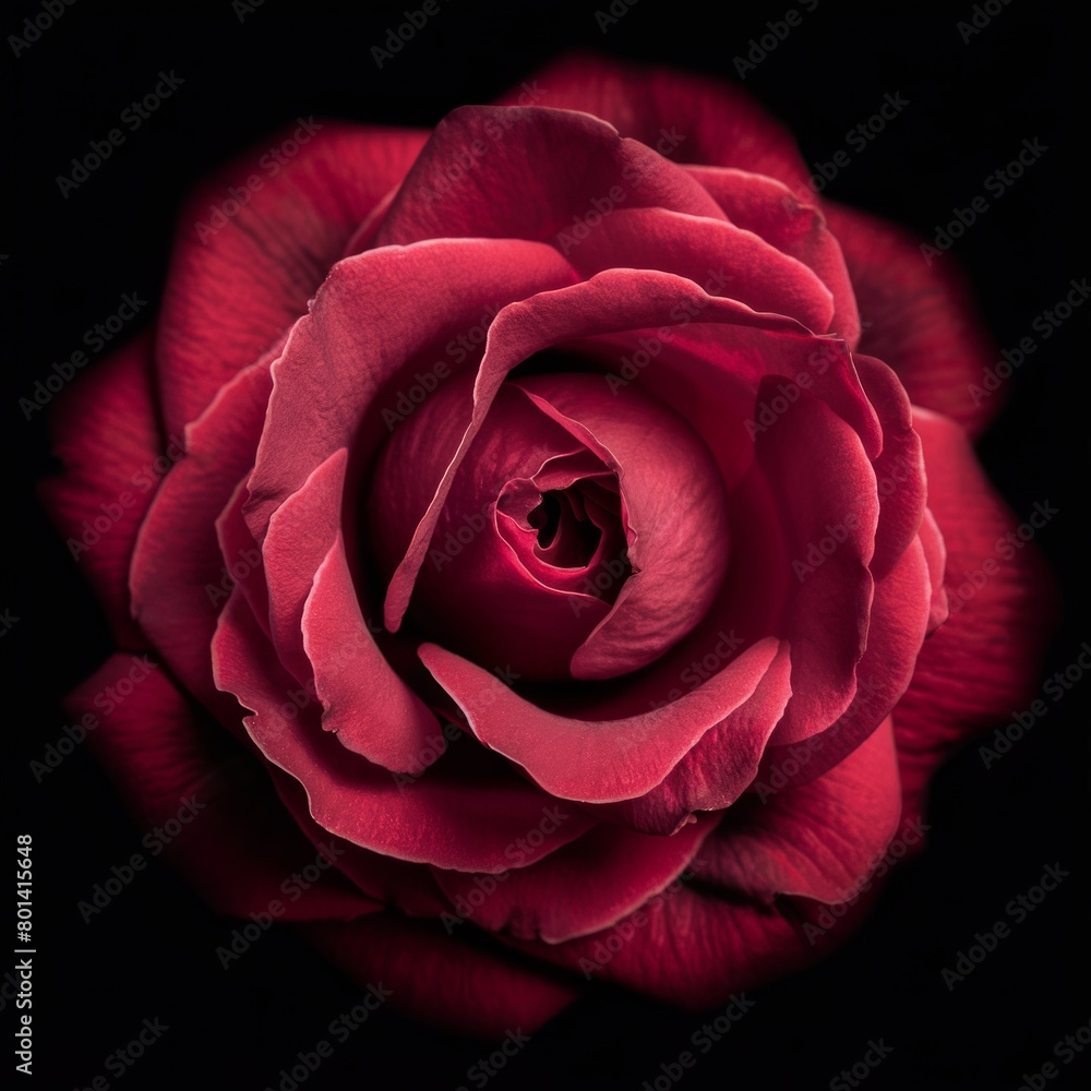 Close up of blooming red rose Close up of blooming red rose