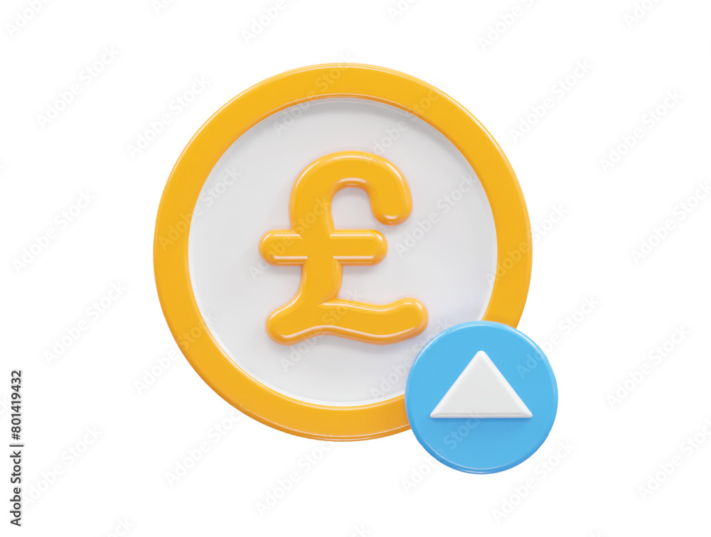 Pound icon 3d rendering illustration element Pound icon 3d rendering illustration element