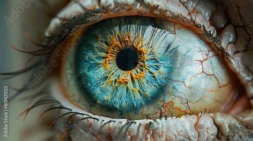 With its detailed features and realistic textures, a medical eye model serves as a valuable res