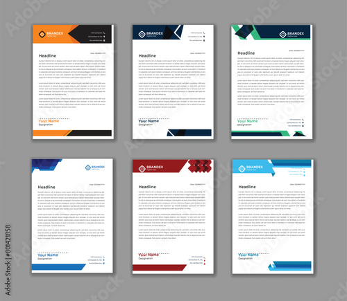 Professional corporate latterhead design for your business, Modern Simple Latter head Template Design