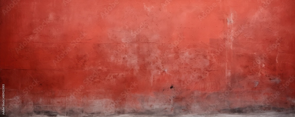 Red wall texture rough background dark concrete floor old grunge background painted color stucco texture with copy space empty blank copyspace