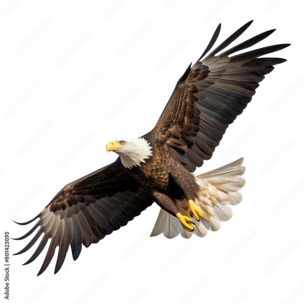 Flying eagle isolated on transparent background PNG cut out. Flying eagle isolated on transparent background PNG cut out.