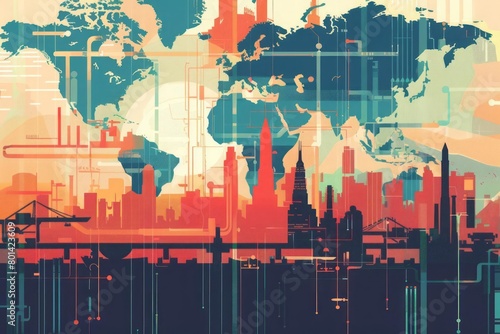 An infographic showing the impact of election outcomes on international trade agreements photo