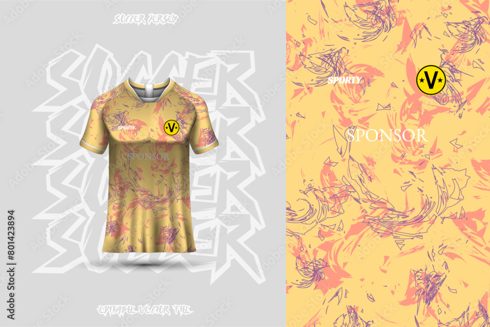 Football jersey design template, suitable for jersey design, background, poster. Football jersey design template, suitable for jersey design, background, poster.
