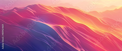 Experience the dynamic elegance of a sunrise gradient animation pulsating with vitality, where vivid hues meld into deeper shades, providing a captivating canvas for graphic expression.