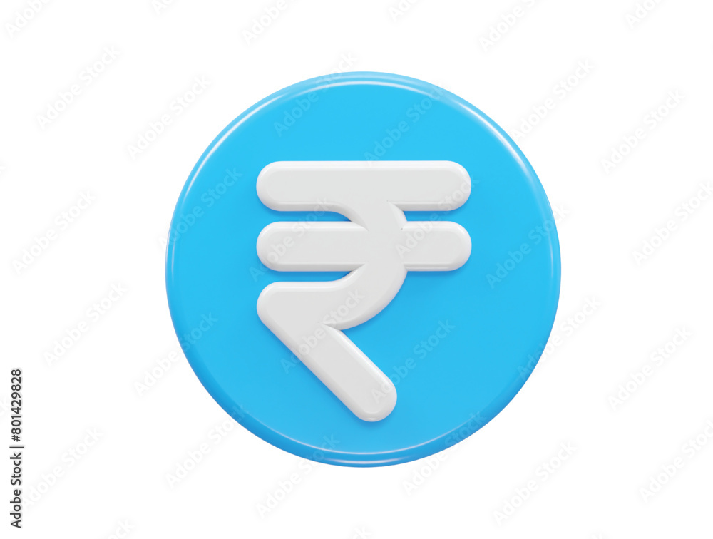 Rupee currency icon 3d rendering rupee icon illustration Rupee currency icon 3d rendering rupee icon illustration