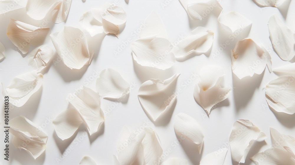 Petals on serene backdrop create an elegant atmosphere for design endeavors. Petals on serene backdrop create an elegant atmosphere for design endeavors.
