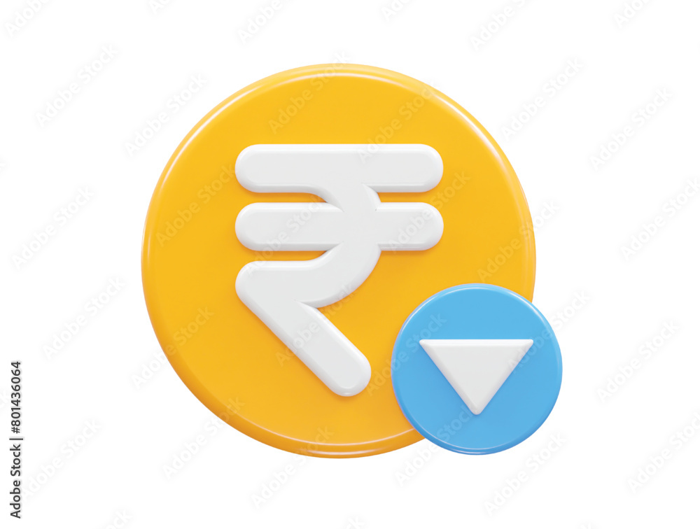 Rupee currency icon 3d rendering rupee icon illustration Rupee currency icon 3d rendering rupee icon illustration