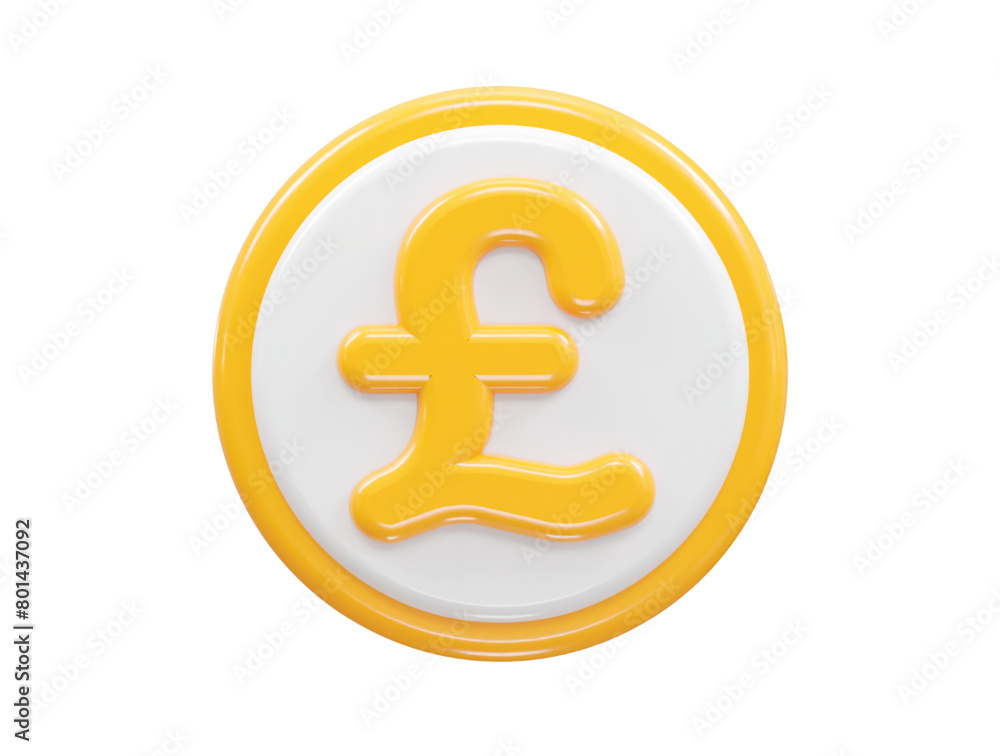 Pound icon 3d rendering illustration element Pound icon 3d rendering illustration element