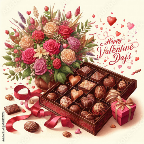 Generative Ai Valentine Celebration days, Valentine's day celebration, valentine's day celebration, Valentine's Day chocolates, Valentine's Day flowers and chocolates, Valentine's Day gifts, valentine