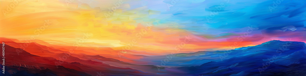 Envision the beauty of a sunrise gradient, as the colors of the dawn dance across the sky in a breathtaking display, offering a stunning backdrop for artistic exploration.