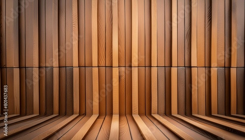 wood background banner panorama long brown wooden acoustic panels wall texture seamless pattern