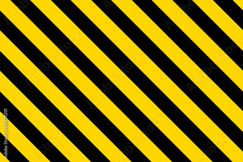 Warning yellow black diagonal stripes line. Safety stripe warning caution hazard danger road vector sign symbol