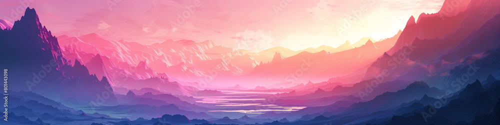 Engage with the dynamic interplay of light and color in a sunrise gradient animation, where vivid hues evolve into profound tones, inviting exploration and experimentation.