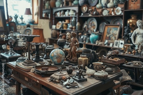 A variety of unique collectibles and antiques