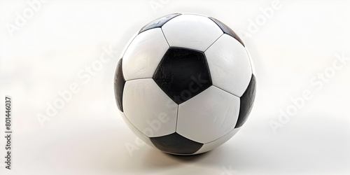 Sports Football  Black and White Ball - 3D Model 