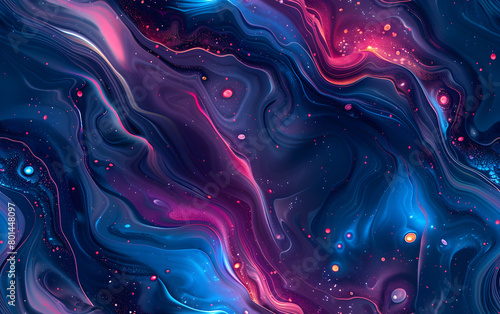 it looks like a painting of a galaxy with a lot of colors