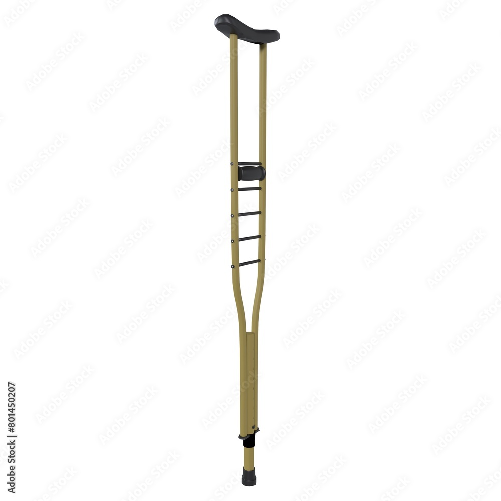 Crutches isolated on white background Crutches isolated on white background