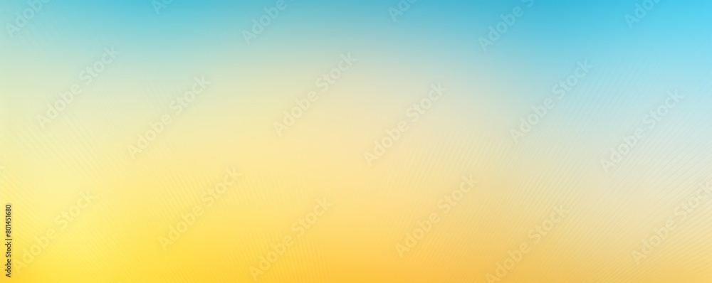 Yellow grainy gradient background beige blue smooth pastel colors backdrop noise texture effect copy space empty blank copyspace for design text 