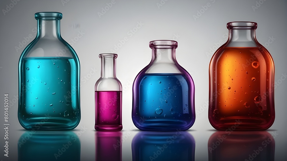 Realistic isolated neon Lab Flask logo vector set for covering and decorating on a clear backdrop. Realistic isolated neon Lab Flask logo vector set for covering and decorating on a clear backdrop.