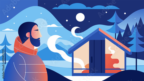 Winter winds howl outside but inside the infrared sauna they are surrounded by soothing heat and the sound of their own breathing..