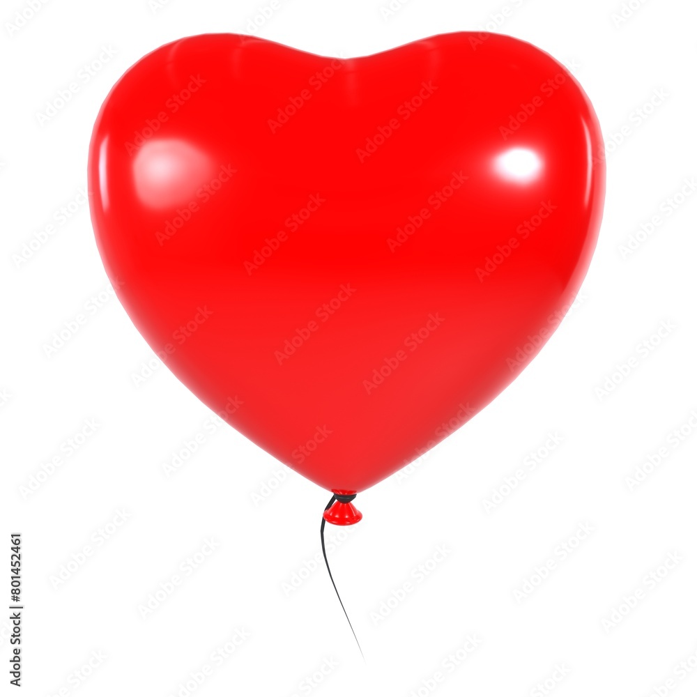 Red Balloon isolated on white background Red Balloon isolated on white background