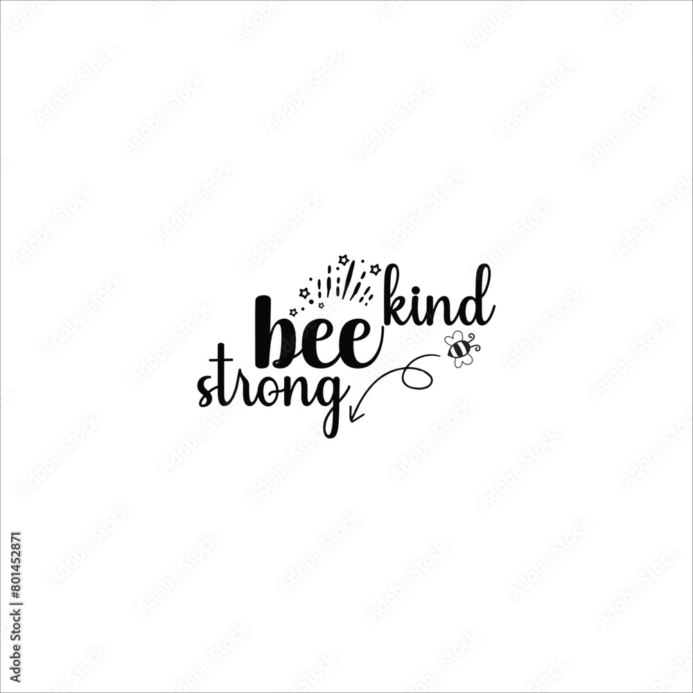 Bee SVG design, Honeybee Cut file, Silhouette, EPS, Quote, Bee quote, Vector
