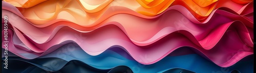 Generate a seamless, high-resolution, abstract background image that looks like colorful waves
