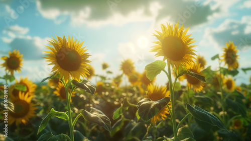 field of sunflowers