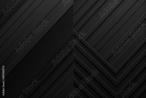 Black vector seamless pattern natural abstract background with thin elements. Monochrome tiny texture diagonal inclined lines simple geometric  photo