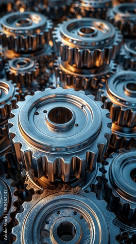 Cogwheel in a mechanism ide...