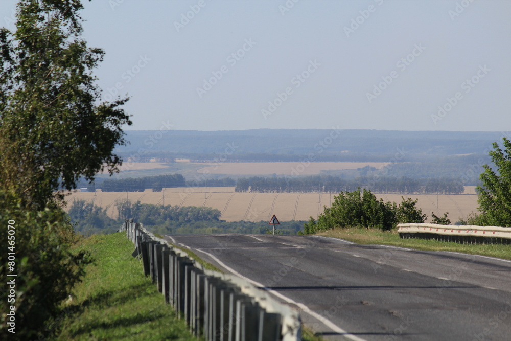 Naklejka premium road to the sea