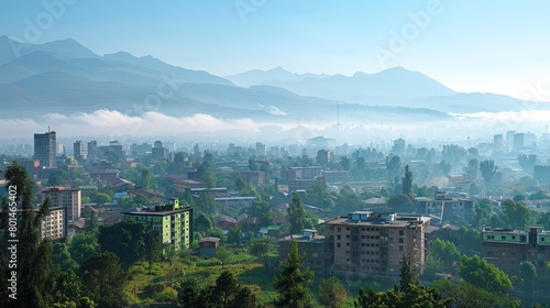 Addis Ababa Urban Growth Skyline photo