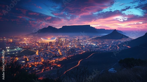 Cape Town Table Mountain Skyline