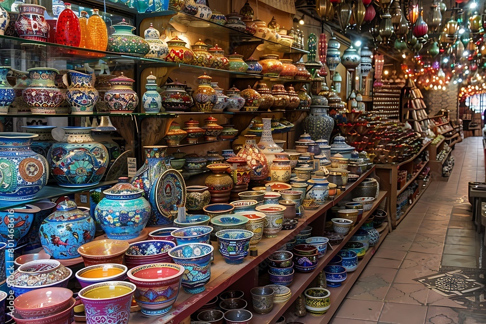Grand bazaar shops in Istanbul