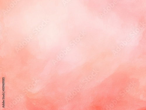 Coral barely noticeable watercolor light soft gradient pastel background minimalistic pattern with copy space texture for display products blank copyspace 