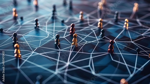 interconnected insights harnessing human potential on a global scale business structure network concept photo