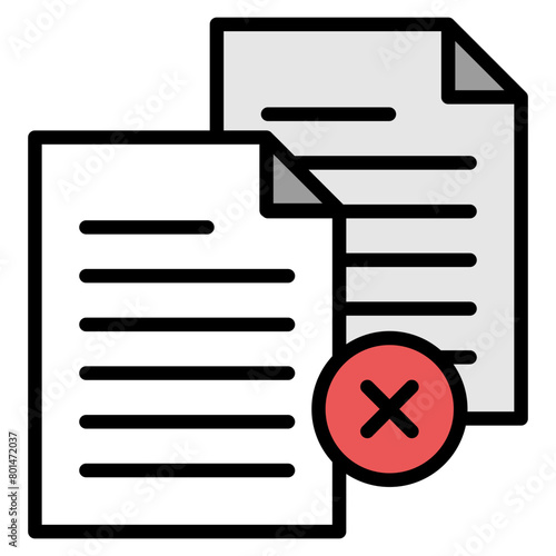 Invalidation  Icon Element For Design