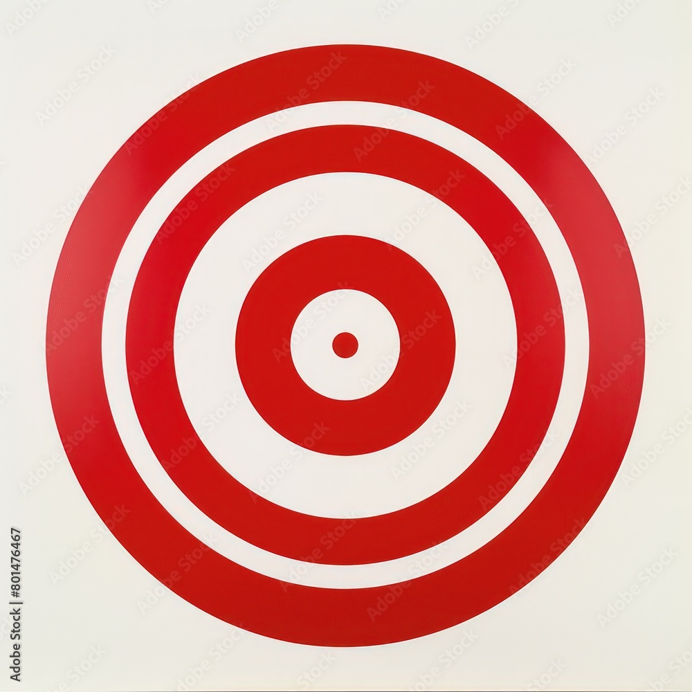 A minimalist artwork of a red target with concentric circles, featuring a small bloodstain and a slight tear. A minimalist artwork of a red target with concentric circles, featuring a small bloodstain and a slight tear.