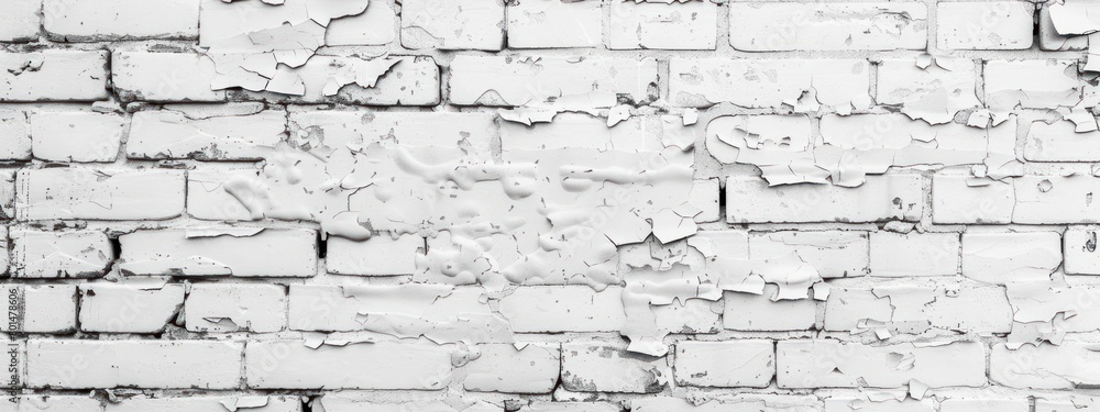 Fototapeta premium background ฺWhite brick wall texture