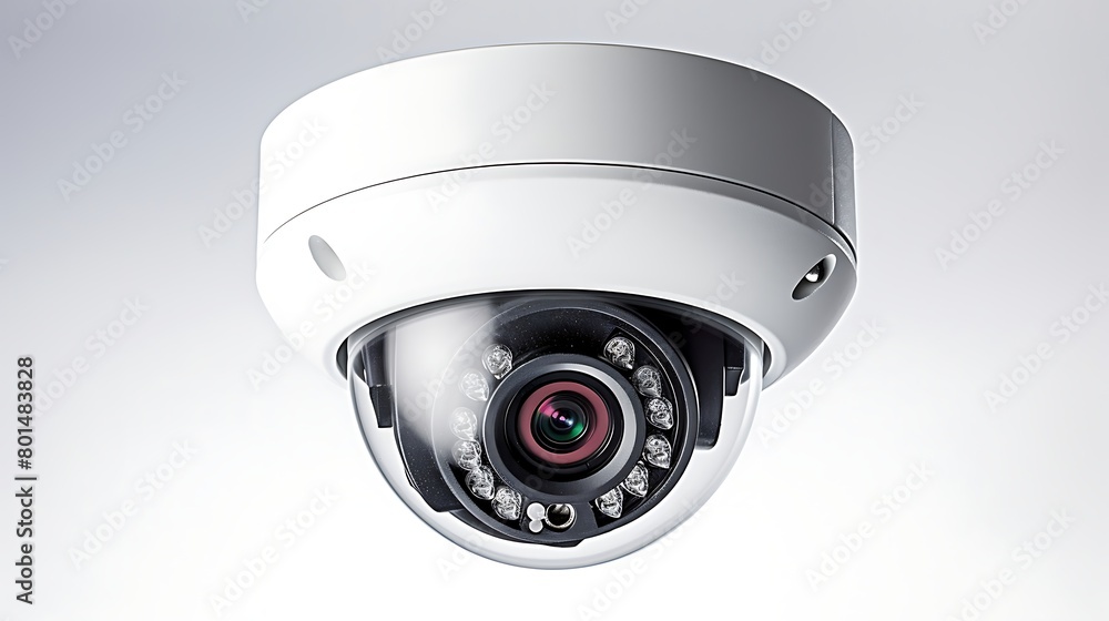 CCTV security camera isolated on white background CCTV security camera isolated on white background