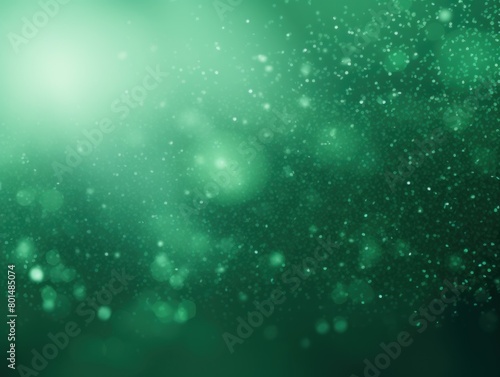 Green gradient sparkling background illustration with copy space texture for display products blank copyspace for design text photo website web banner 