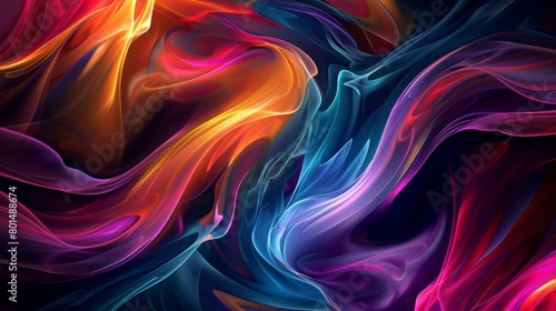 Wallpaper Mural  3d Dark and Deep Colorful Background Wallpaper. Torontodigital.ca