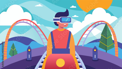 A virtual reality rollercoaster ride assists in managing and reducing the physical symptoms of chronic pain during a ketamine therapy session..