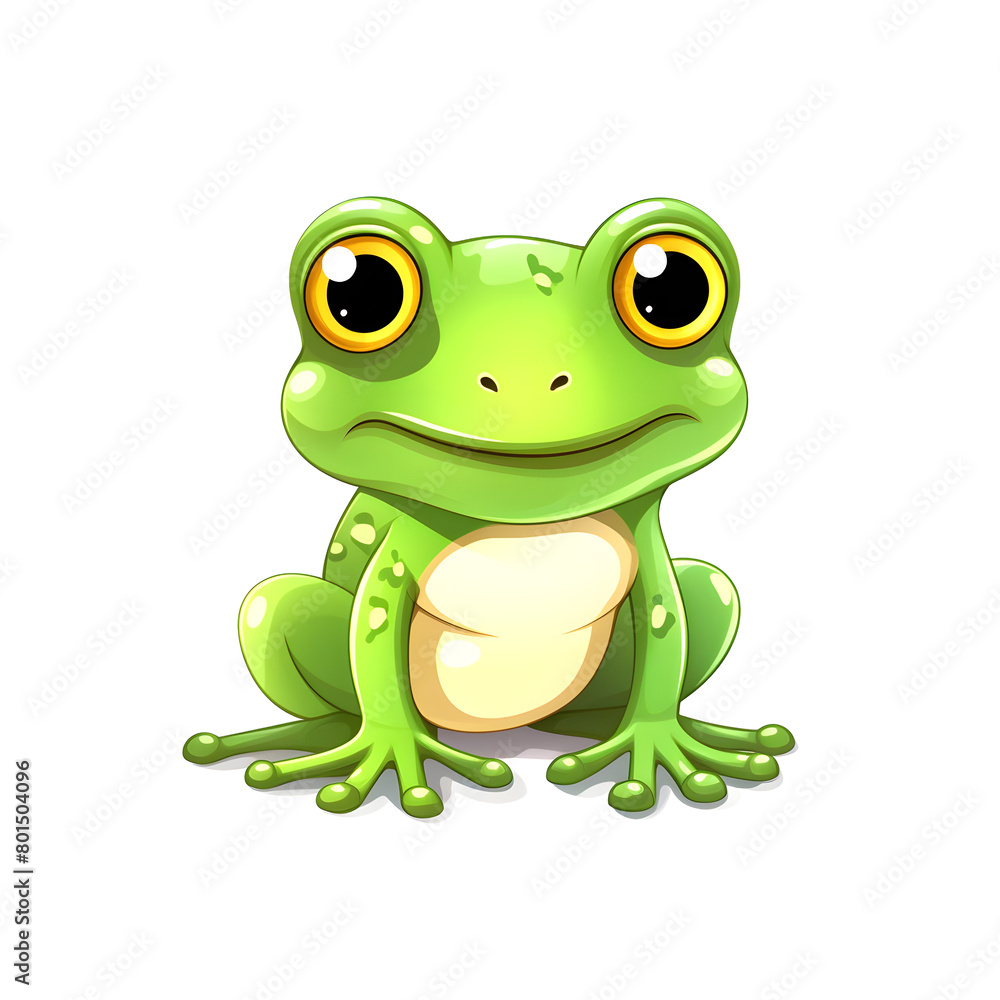 Isolated Clipart Cartoon Frog Isolated Clipart Cartoon Frog