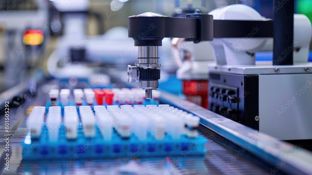 Defecte Robot Industrial robot, inspecting products for quality control and defect ...