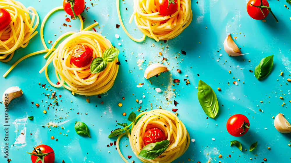 Italian Cuisine: Pasta with Tomatoes and Herbs Italian Cuisine: Pasta with Tomatoes and Herbs