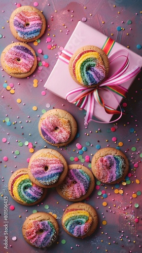 cookies rainbow